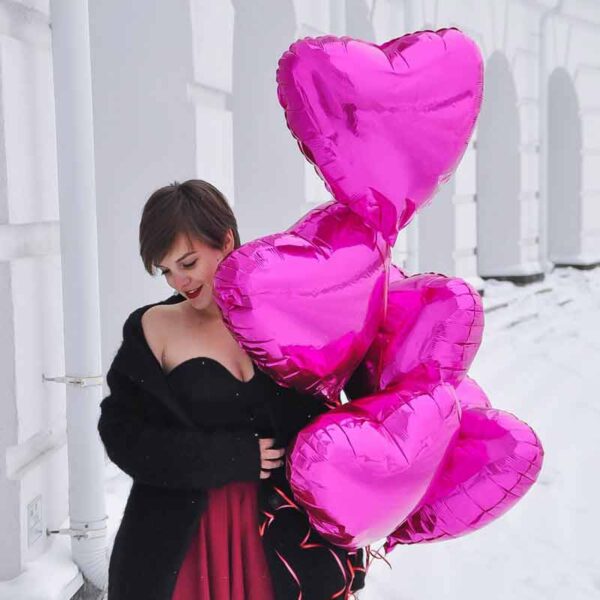 Фонтан шаров "Любовь"